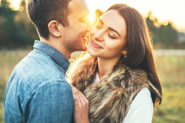 istock Pretty young couple relaxing outdoor 1047452684