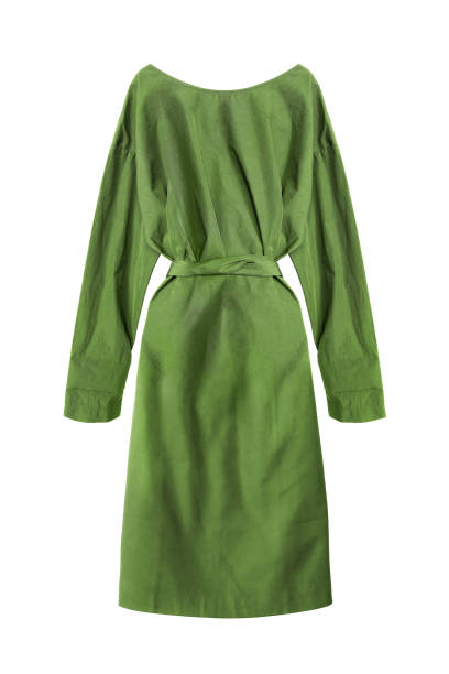 istock Green dress isolated 1047455568