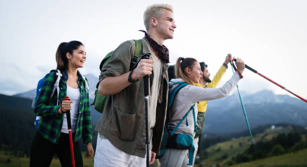 istock Trek Hiking Destination Experience Backpack Lifestyle Concept 1047461036