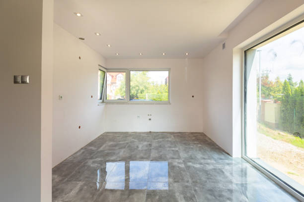 istock Open kitchen in the hause at renovation 1047461118