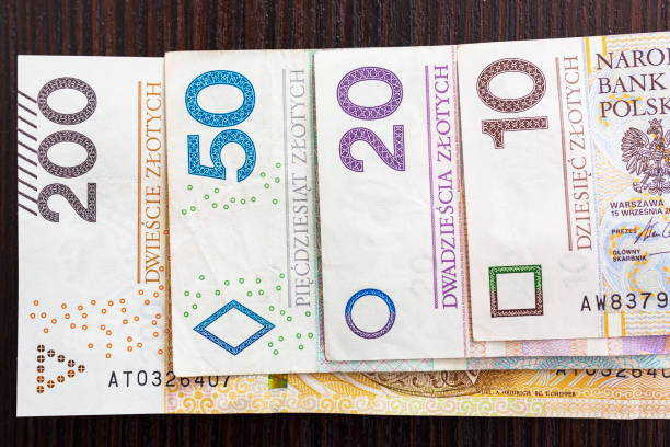 istock Stack of polish zloty banknotes 1047470778