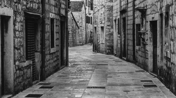istock Istria - Hvar islind  downtown [inner street] 1047479376