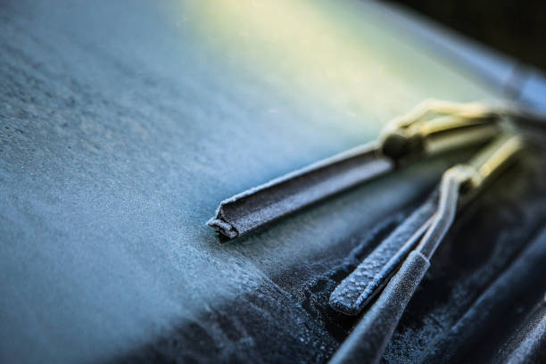 istock Frost car, Morning frost 1047490600