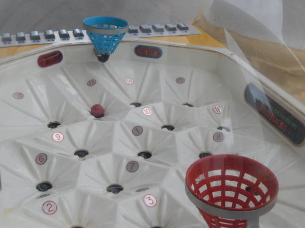 istock Retro slot machine football playing 1047493730