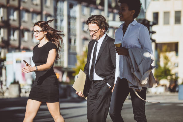 istock Business people on the move 1047494768