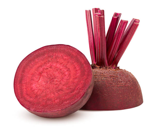 istock beetroot isolated on white background, clipping path, full depth of field 1047503660