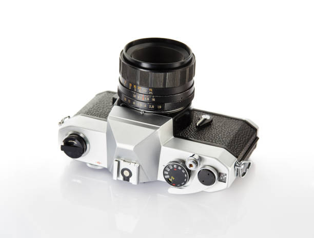 istock Old vintage film camera 1047504306