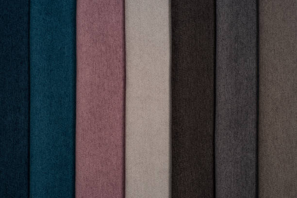 istock Color samples of the upholstery fabric in the assortment. Abstract background, empty template. 1047509544