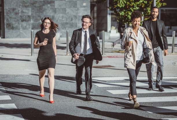 istock Business people on the move 1047513482