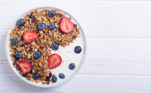 istock Chia yogurt with granola 1047518648