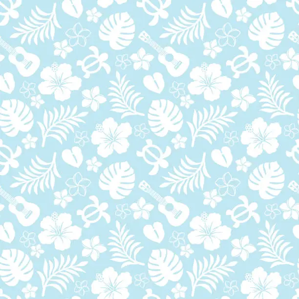 Vector illustration of tropical pattern.