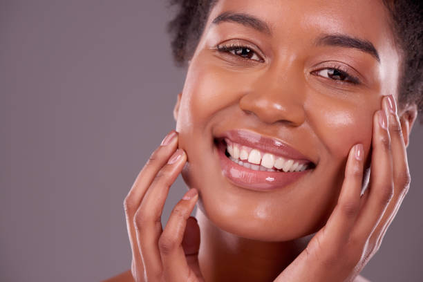 istock I just can’t stop touching my face 1047536228