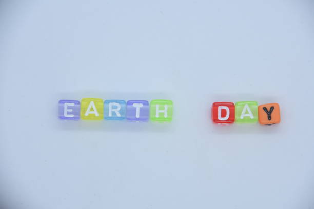 istock Word EARTH DAY made of letter cubes 1047536646