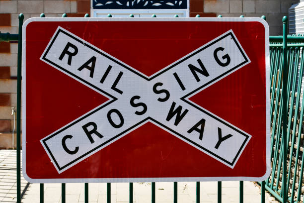 Australia, railroad crossing sign