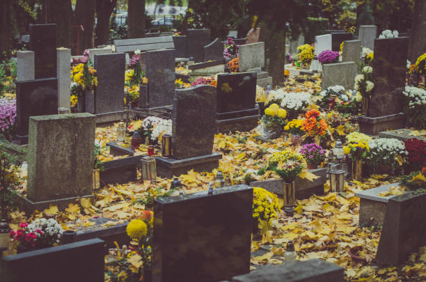 istock cemetery at autumn time 1047543246