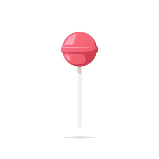 Vector illustration of Lollipop candy vector isolated