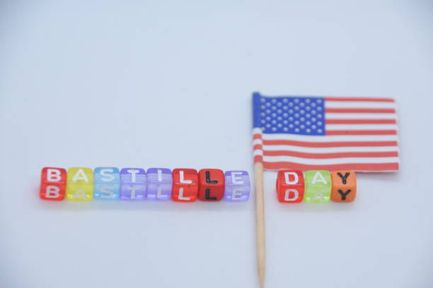 istock Word Bastille Day made of letter cubes 1047545018