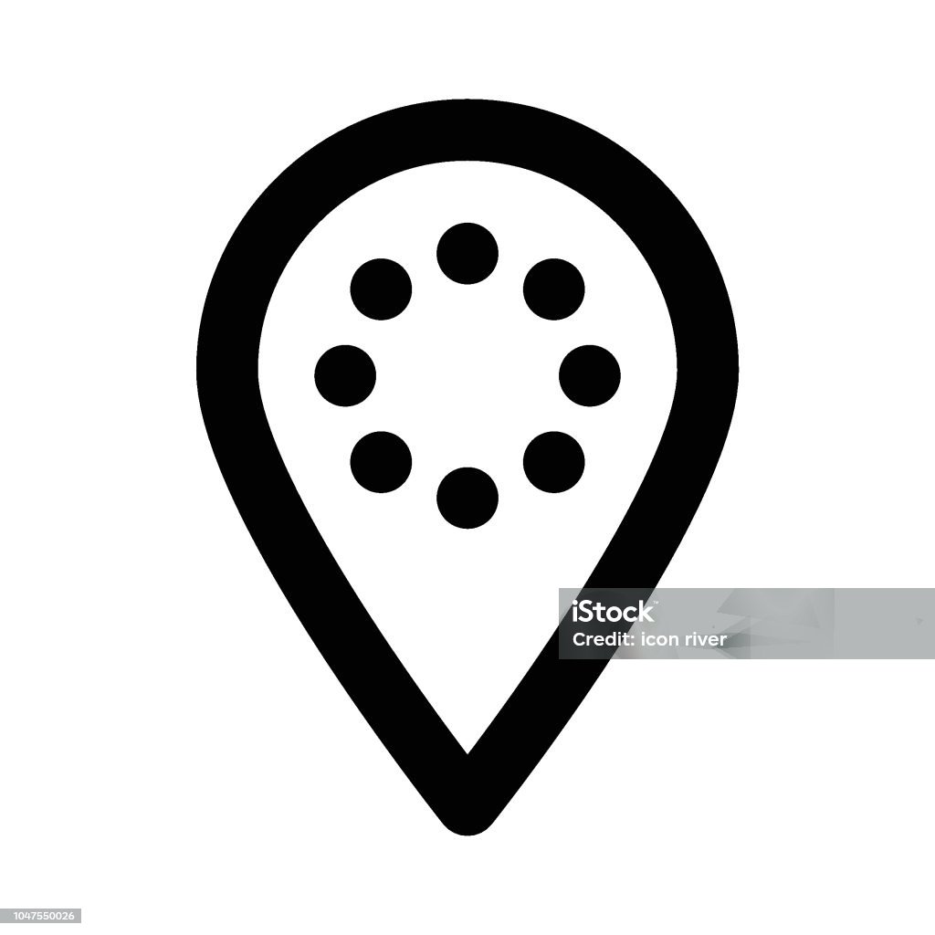 Destination Pointert Pointer Stock Illustration - Download Image Now - Abstract, Bubble ...