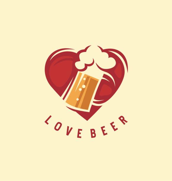 lovebeer専用 Love Beer Vector Illustration Stock Illustration - Download Image