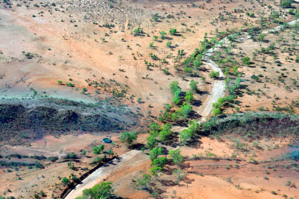 istock Australia, NT, aerial view from outback 1047553584