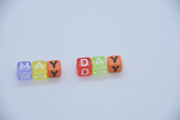 istock Word MAY DAY made of letter cubes 1047557102