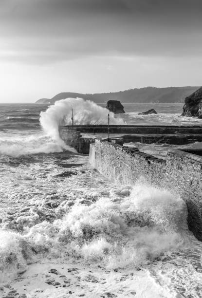 istock Stormy Day, Charlestown Harbour, Cornwall 1047565614