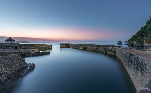 Blue Hour, Charlestown Harbour, Cornwall