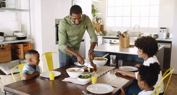 istock Eating time is also family bonding time 1047578004