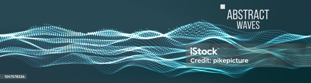 User Interface Background Wavef Music Waves Abstract Sound Background Vector Cyber Ui Hud Element ...