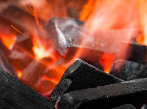 istock Hot coals in the fire 1047582294