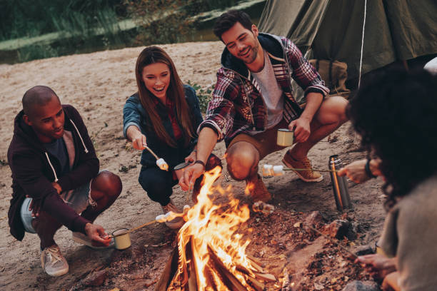 istock Joy of camping. 1047582758