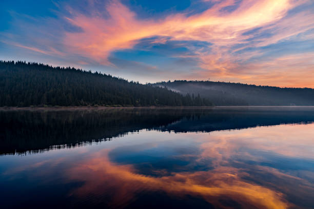 istock Mountain lake before sunrise 1047585944