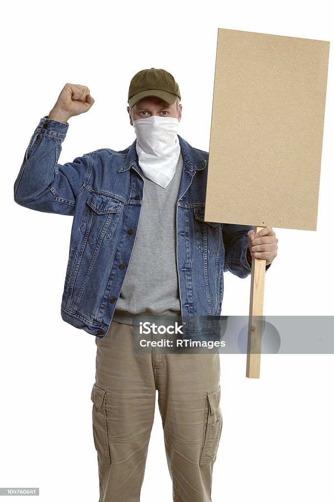 protester Semilarvatus - Royalty-free Protestante Foto de stock