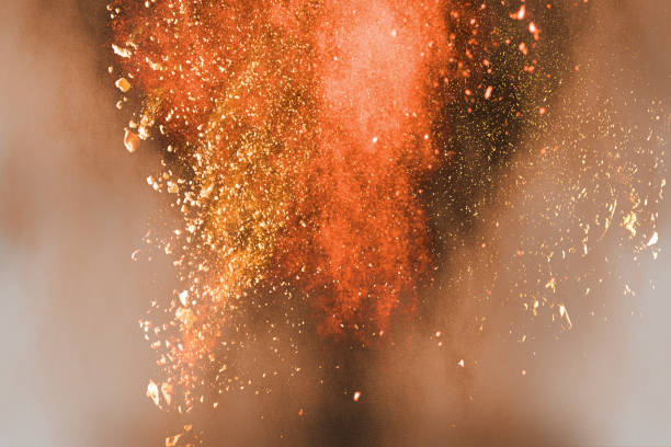 istock abstract color powder explosion on  white background.Freeze motion of dust splash. 1047613672