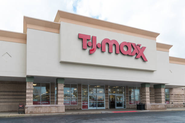 T.J. Maxx Retail Store Location. stock photo