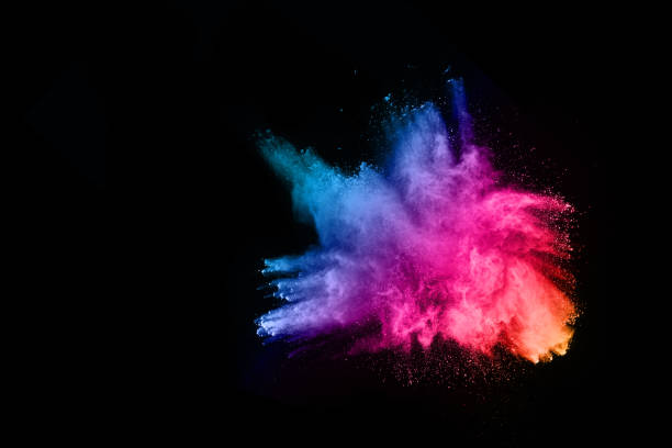 istock abstract colored dust explosion on a black background.abstract powder splatted background,Freeze motion of color powder exploding/throwing color powder, multicolored glitter texture. 1047617574