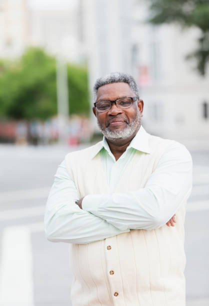 istock Senior African-American man with eyeglasses 1047630984