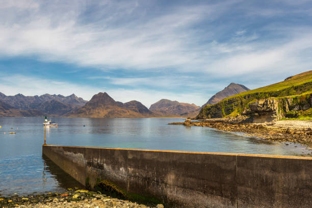 loch corusk landscapes Elgol and Loch Corusk coastal landscapes elgol beach stock pictures, royalty-free photos & images