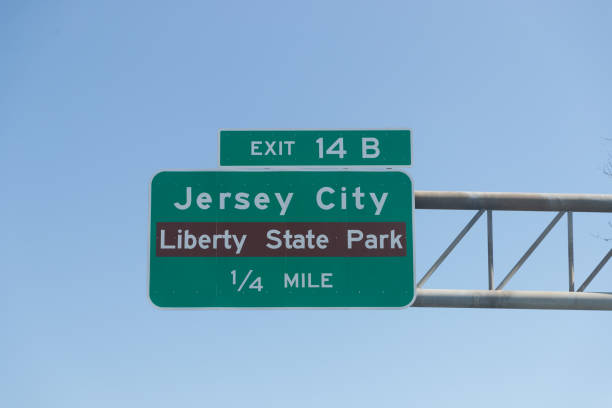 istock liberty state jersey city sign 1047631618