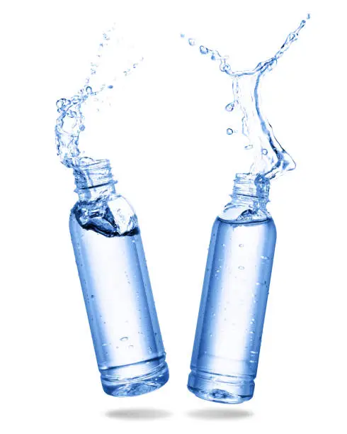 Photo of Water bottle splashing