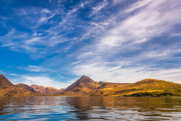 loch corusk landscapes Elgol and Loch Corusk coastal landscapes elgol beach stock pictures, royalty-free photos & images