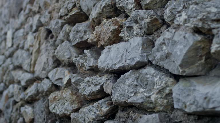 Old wall with ancient masonry