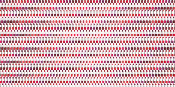 Photo of rows of lipstick