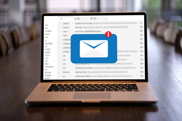 istock Mail Communication Connection message to mailing contacts phone Global Letters Concept 1047634862