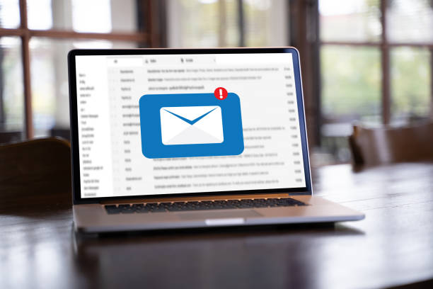 istock Mail Communication Connection message to mailing contacts phone Global Letters Concept 1047635048