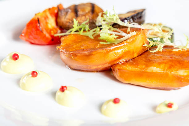istock Fried cheese scamorza with grilled vegetables 1047635368