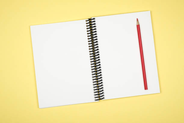 istock Blank writing pad for ideas and inspiration on colored background 1047640002