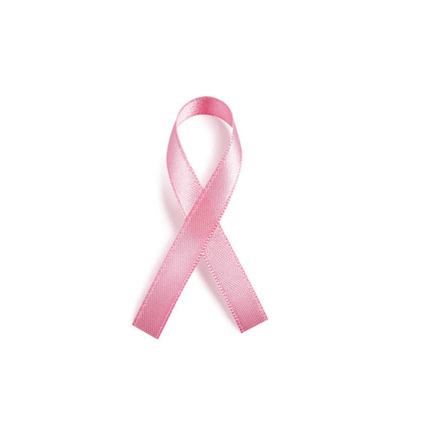 istock Breast Cancer Awareness Ribbon on White Background 1047661174