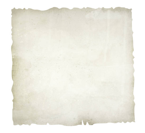 istock Old, burnt paper isolated on white background illustration 1047664810