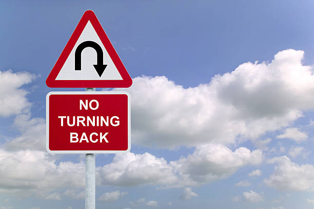 istock No Turning Back sign in the sky 104767164